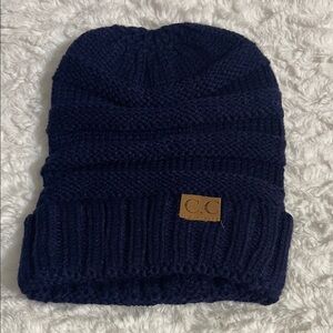 C.C fashion Dark Blue Knit Hat